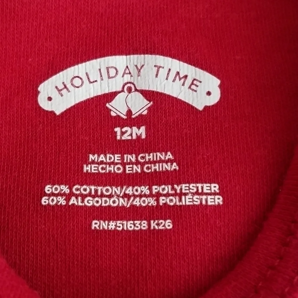 Christmas Santa Set Bodysuit Sweatpants 12m